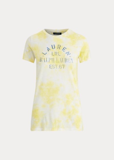 Women's Ralph Lauren Tie-Dye Cotton-Blend T Shirts | 562710JVC